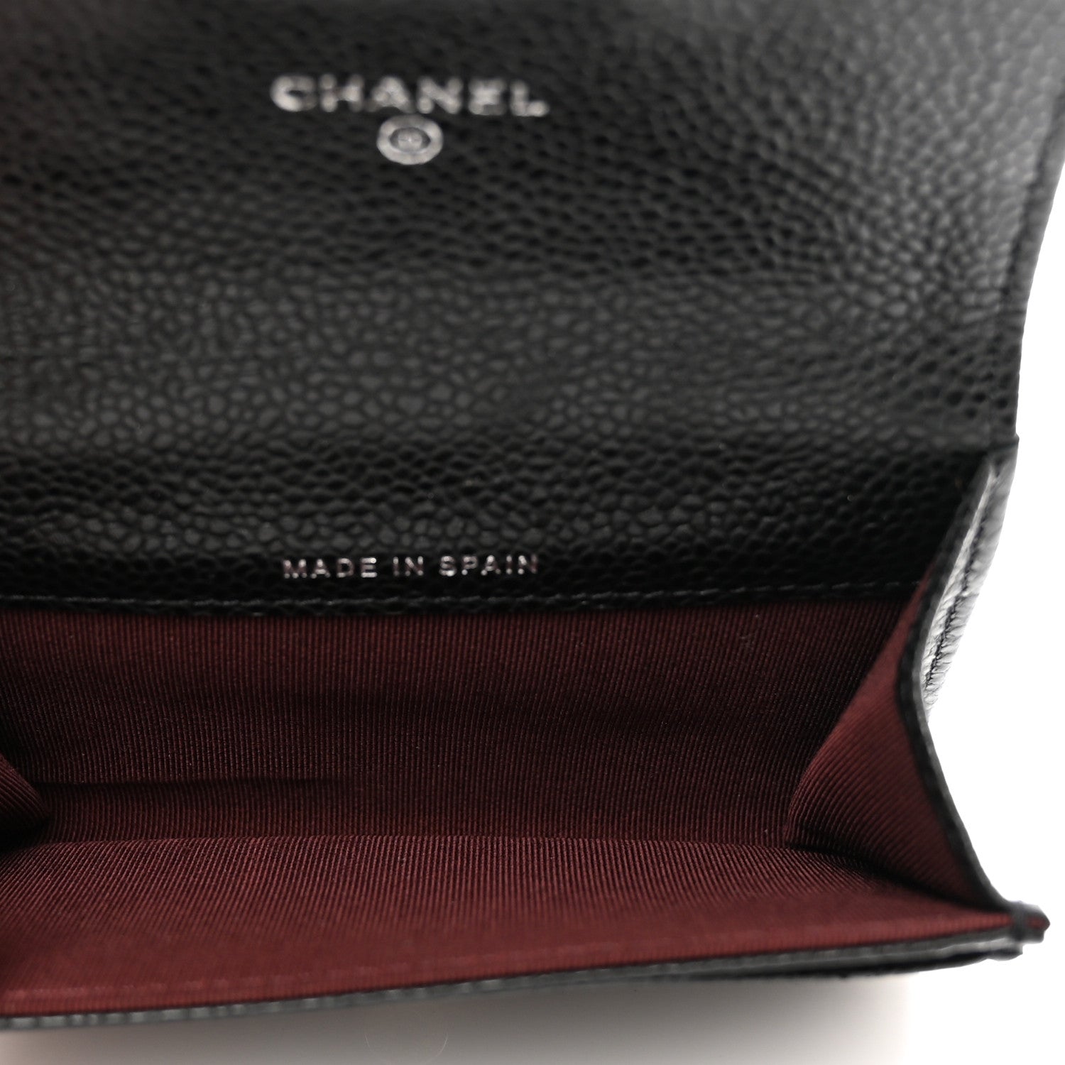 Chanel Caviar Quilted Flap Card Holder Black 5 of 9