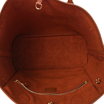 Louis Vuitton Empreinte Monogram Giant Neverfull MM Cognac 6 of 10