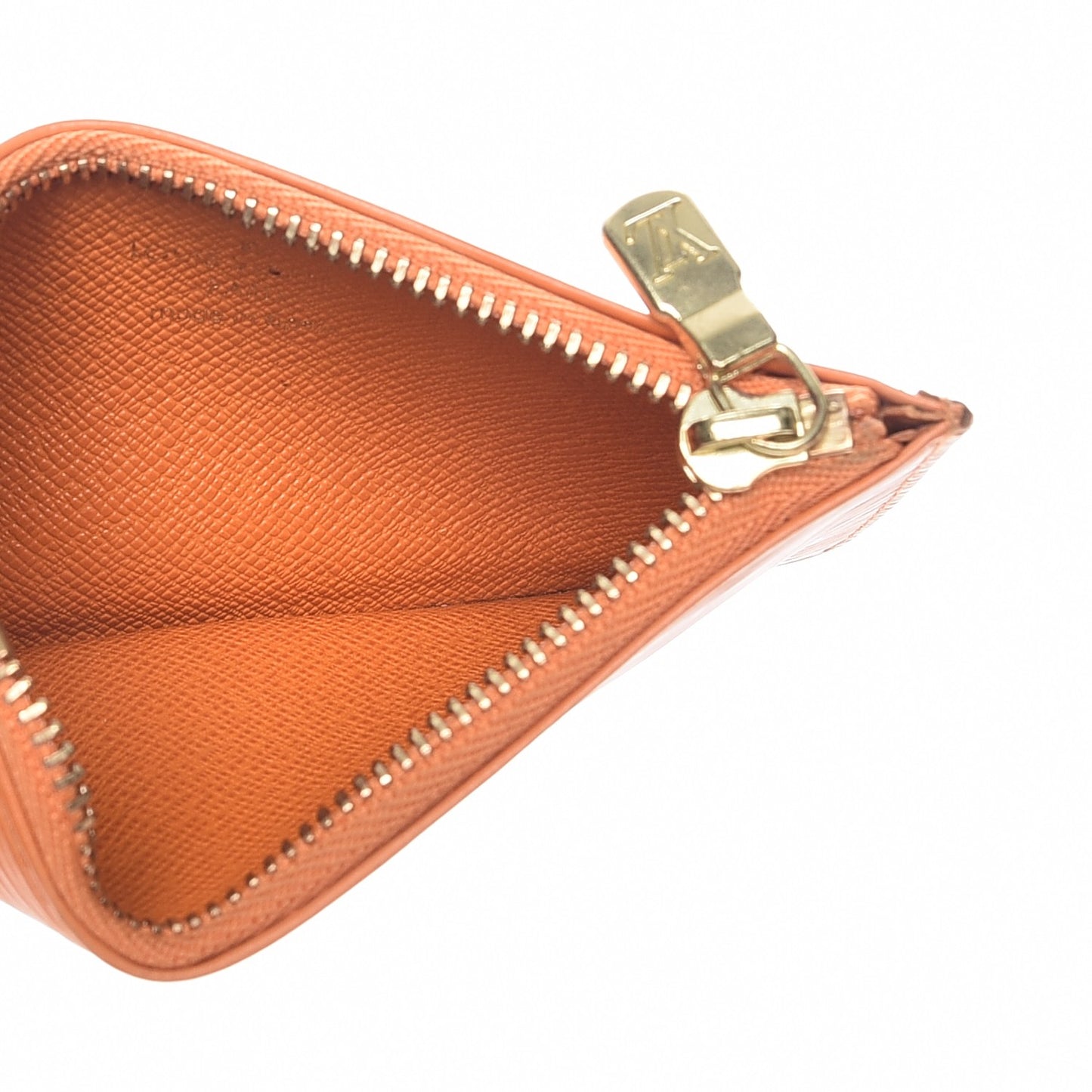 Epi Key Pouch Mandarin