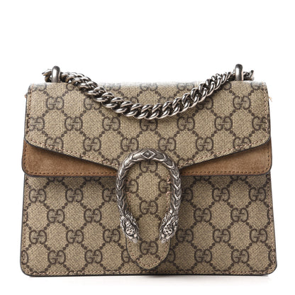 Gucci GG Supreme Monogram Mini Dionysus Shoulder Bag Taupe 1 of 12