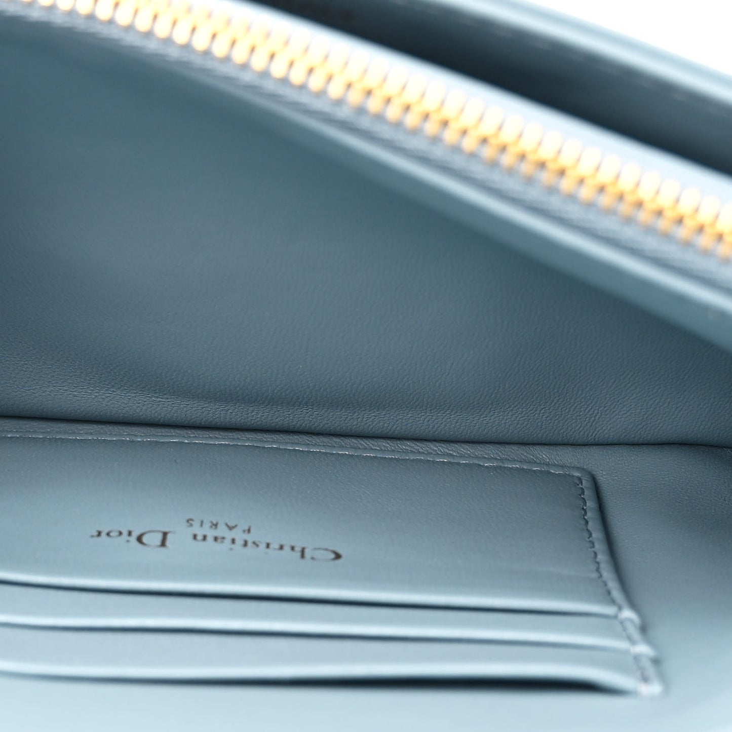Calfskin Macrocannage Mini Caro Bag Bracing Blue