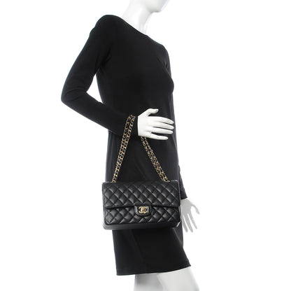 Chanel Caviar Quilted Medium Double Flap Black 2 of 7