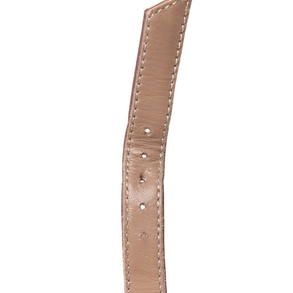 Valentino Garavani Pebbled Calfskin Rockstud Ankle Strap Pumps 36.5 Poudre 9 of 9