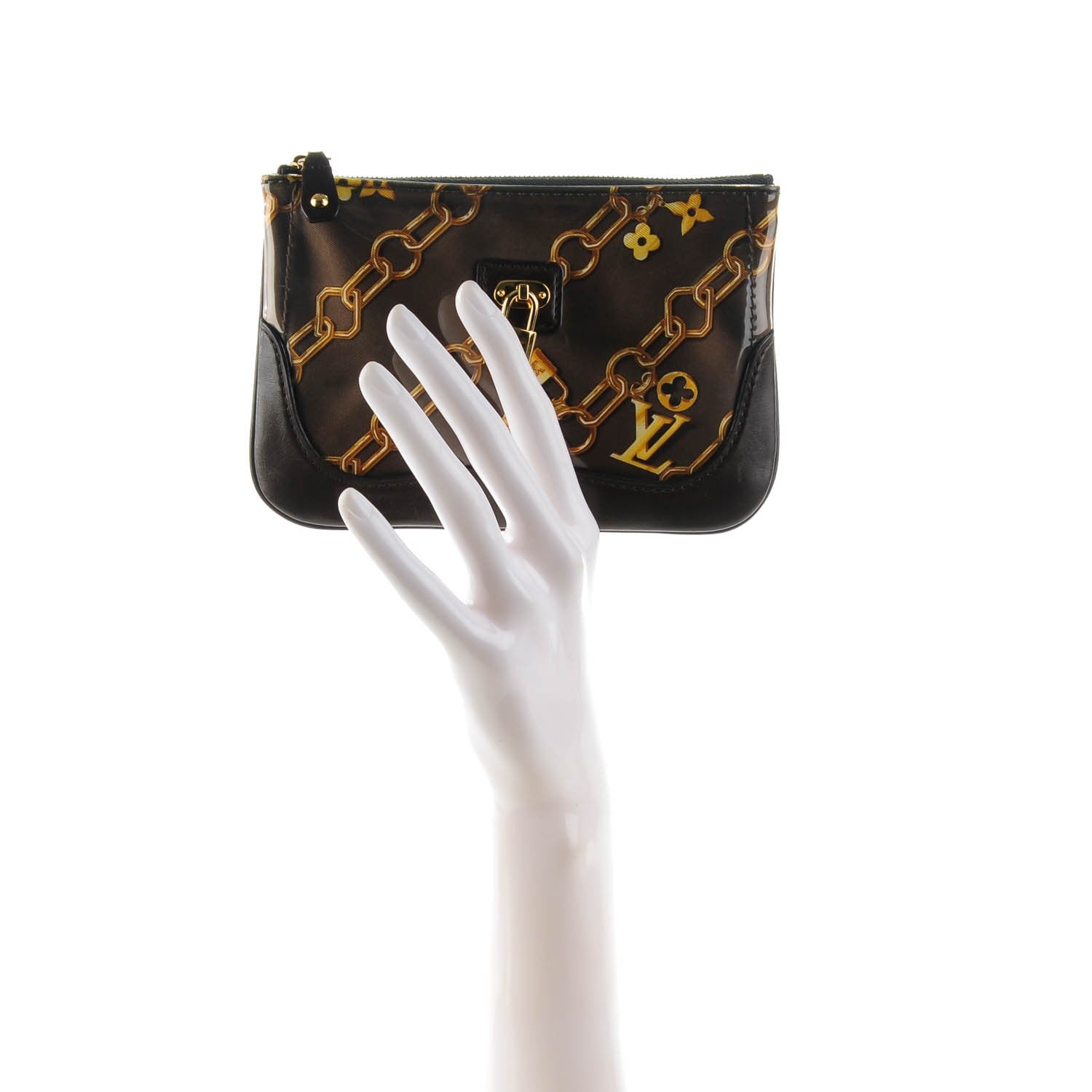 Louis Vuitton Monogram Charms Pochette Plate Taupe 2 of 7