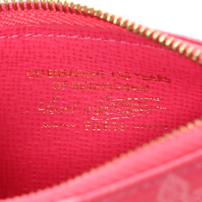 Louis Vuitton Monogram Origine Key Pouch Rose Ruban 7 of 8