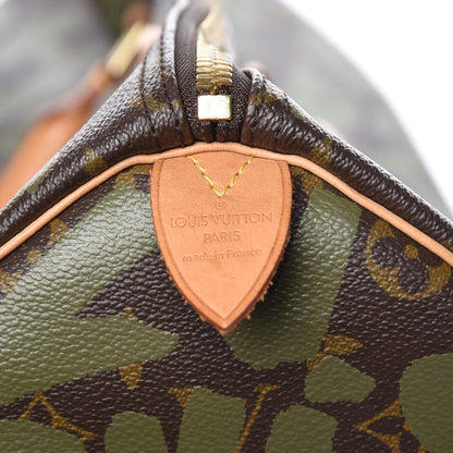 Louis Vuitton Graffiti Keepall 50 Kaki 8 of 16