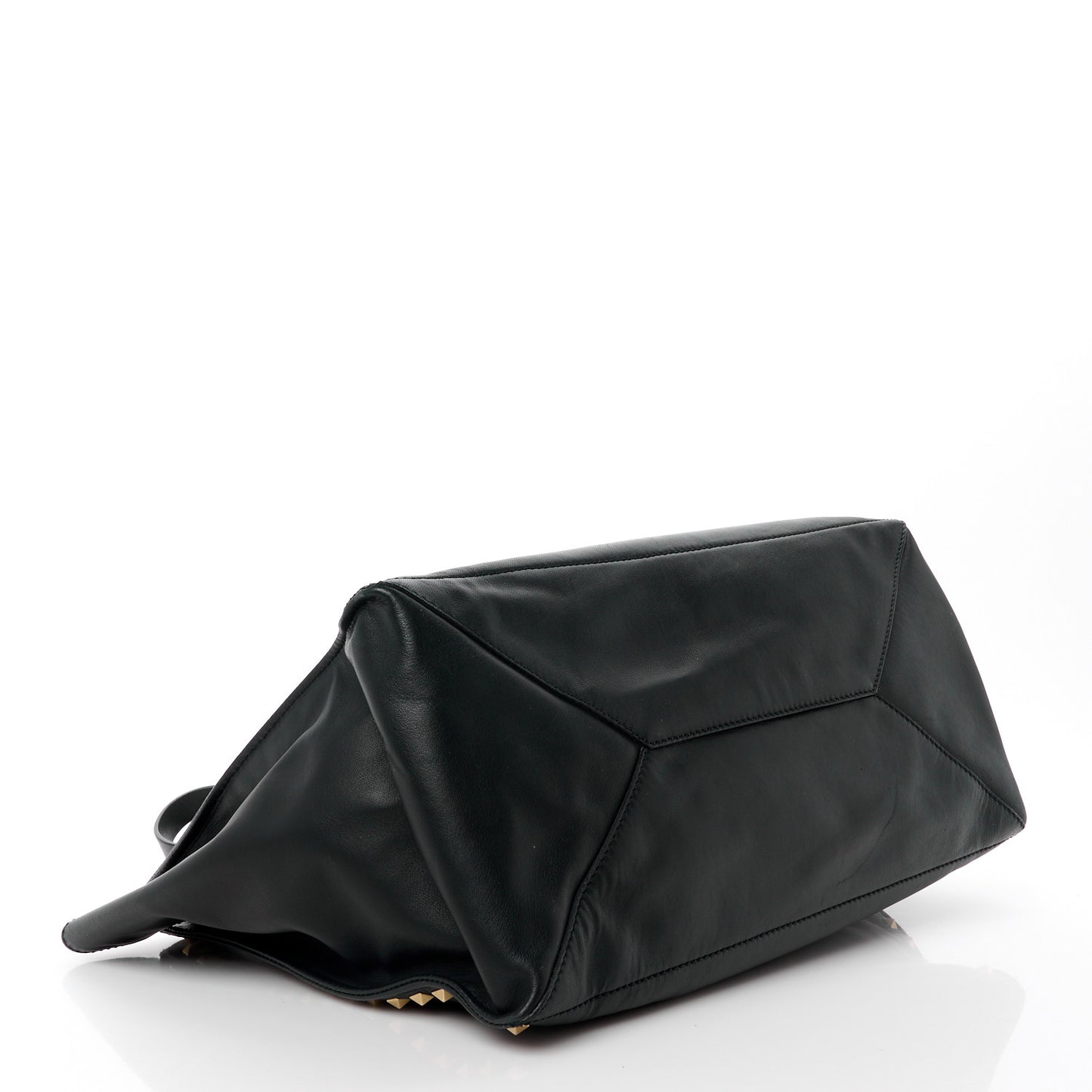 Nappa Medium Rockstud Soft Tote Black