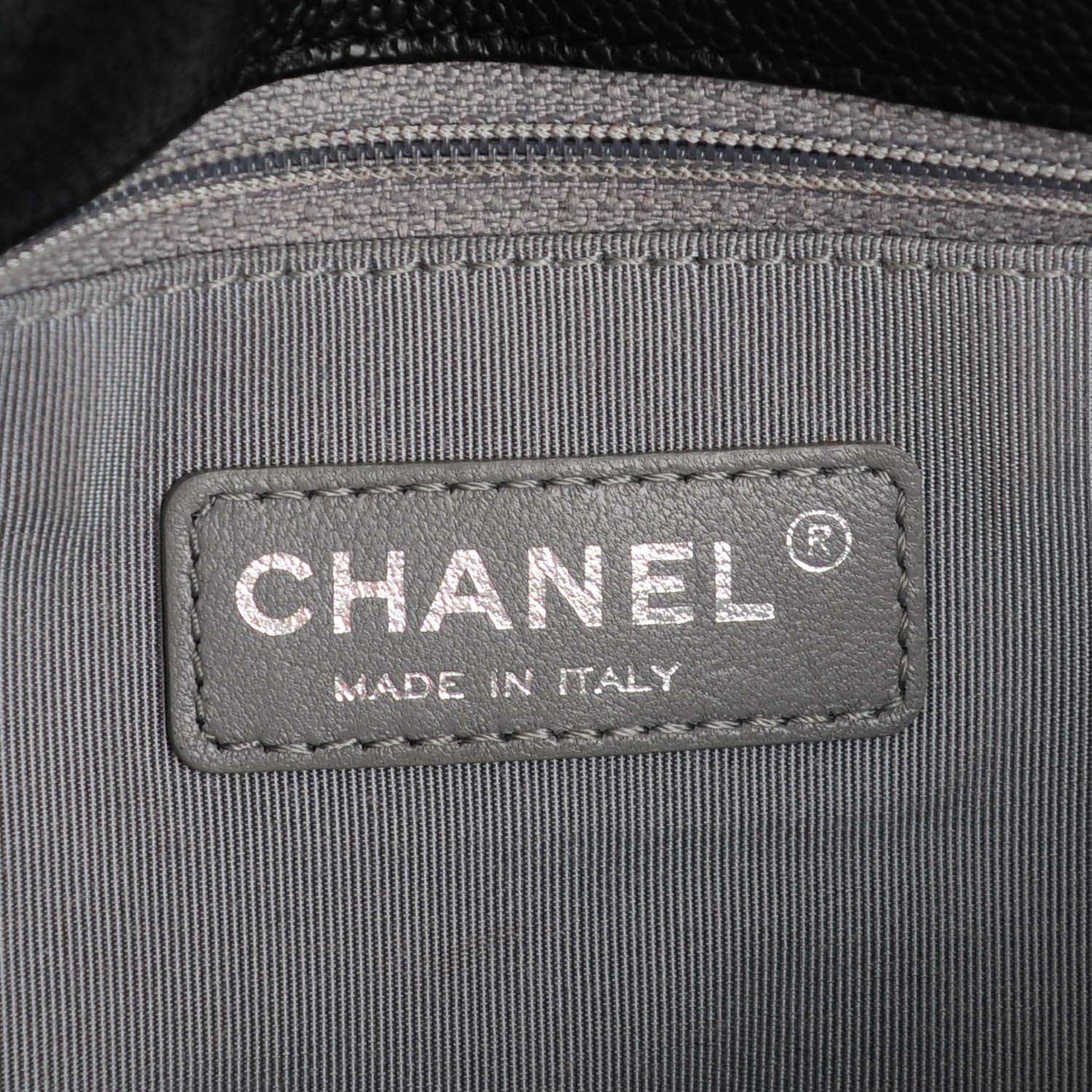 Chanel Caviar Quilted Medium French Riviera Flap Black 7 of 8