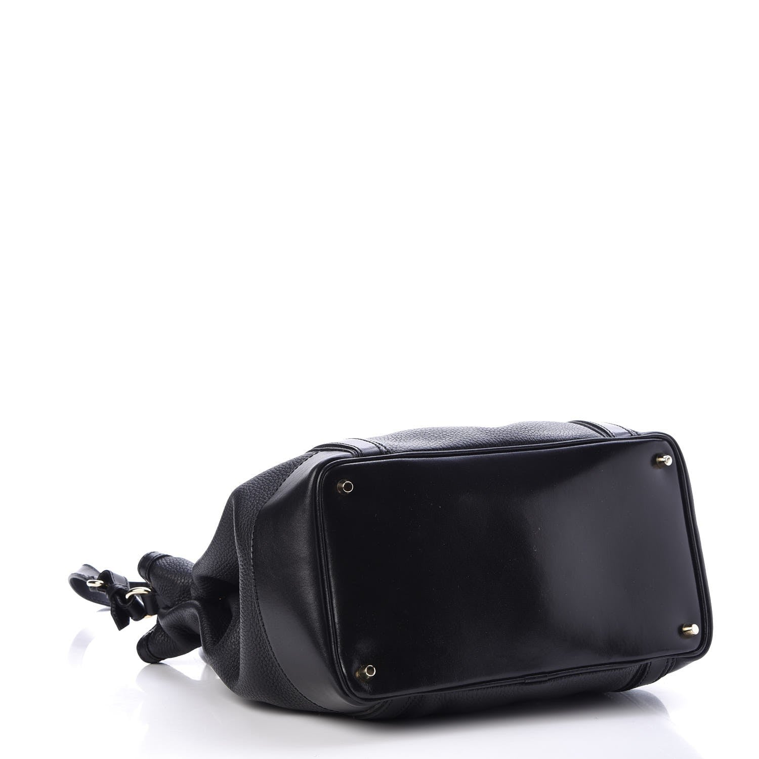 Burberry Grainy Calfskin Medium Golderton Tote Black 4 of 12