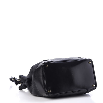 Burberry Grainy Calfskin Medium Golderton Tote Black 4 of 12