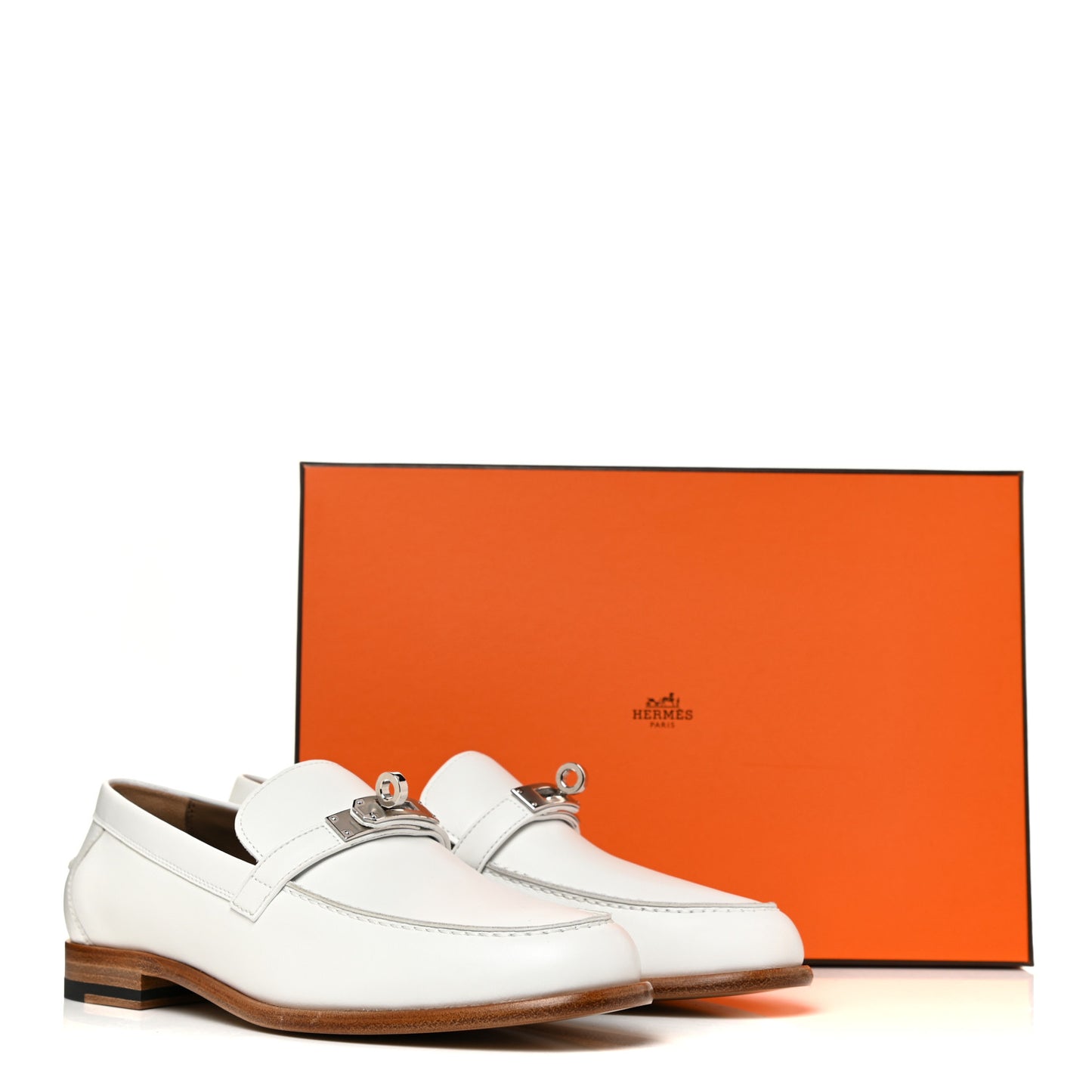 Calfskin Womens Destin Loafer 37 White