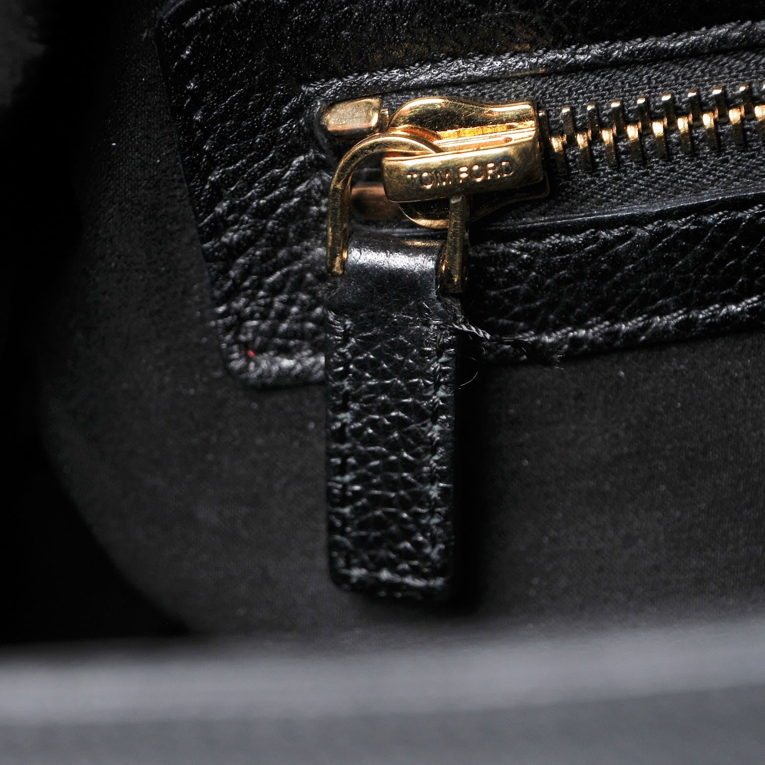 Tom Ford Pebbled Calfskin Medium Jennifer Black 7 of 7