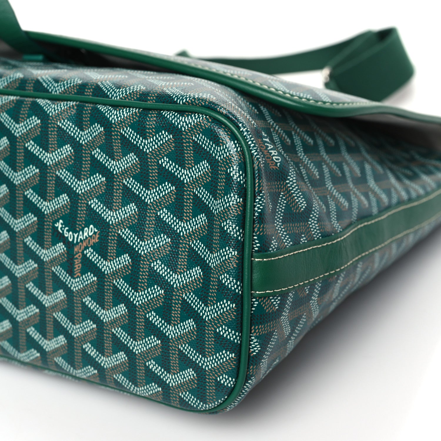 Goyard Goyardine Capetien Messenger Bag Green 7 of 7
