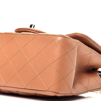Chanel Lambskin Quilted Mini Square Flap Brown 9 of 9