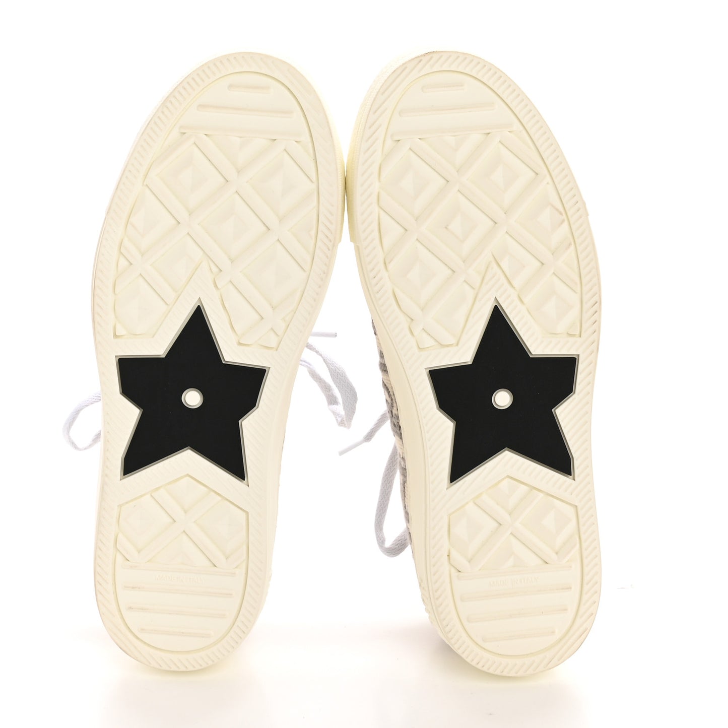 Canvas Oblique Walk'N'Dior Low Top Sneakers 36 Grey Stone