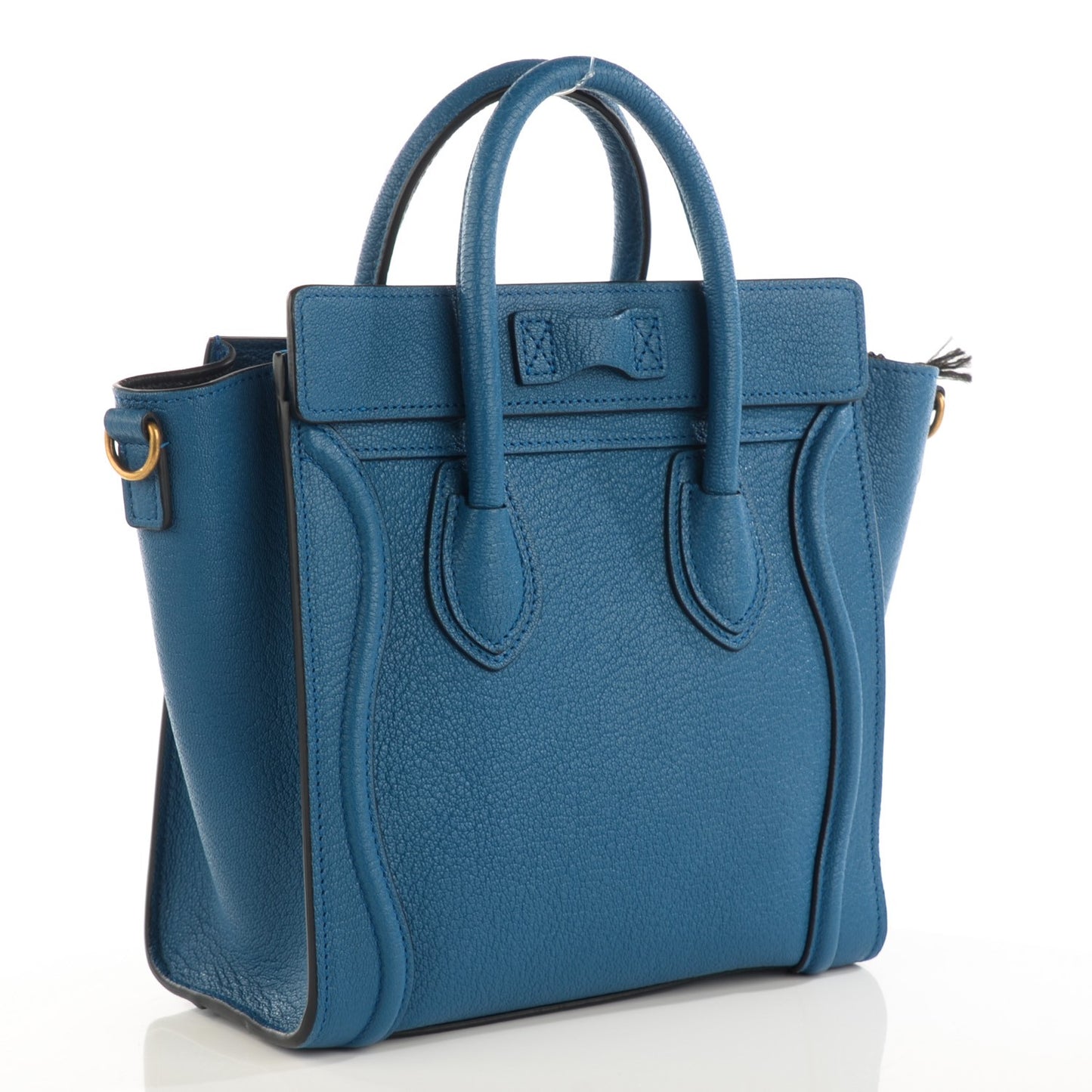 Goatskin Nano Luggage Deepsea