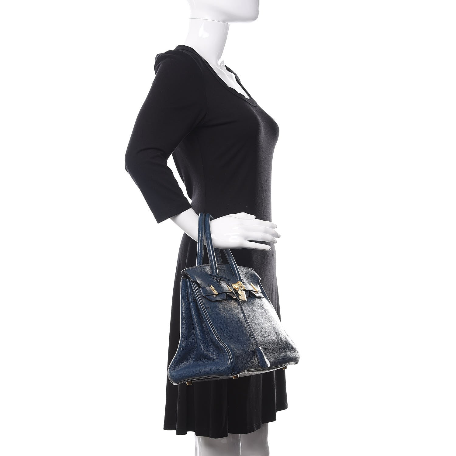 Hermes Chevre Mysore Birkin 30 Bleu De Prusse 2 of 21