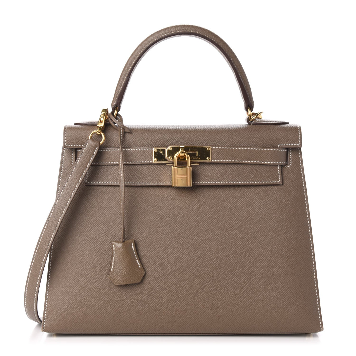 Hermes Epsom Kelly Sellier 28 Etoupe 1 of 14