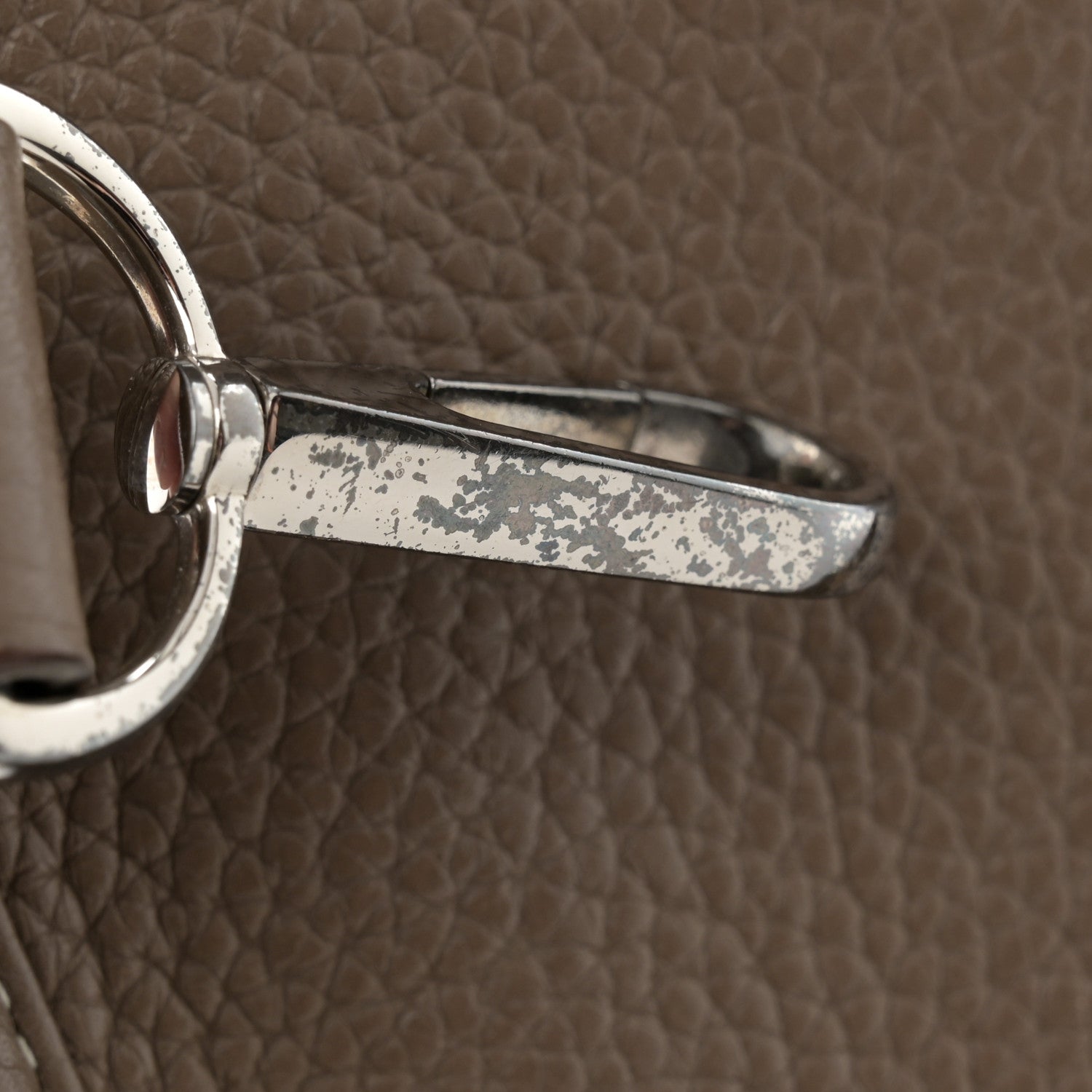 Hermes Taurillon Clemence Evelyne III PM Etoupe 13 of 13