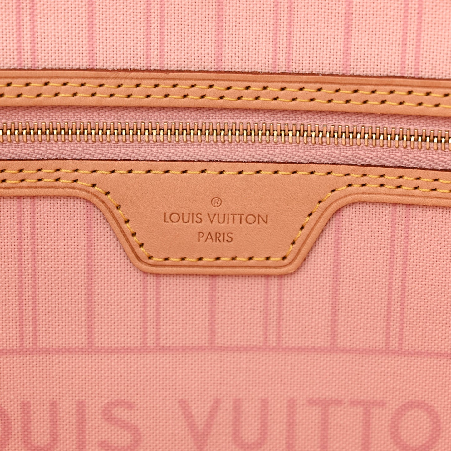 Damier Azur Neo Neverfull MM Rose Ballerine