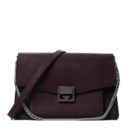 Givenchy Goatskin Medium GV3 Shoulder Bag Aubergine 1 of 4