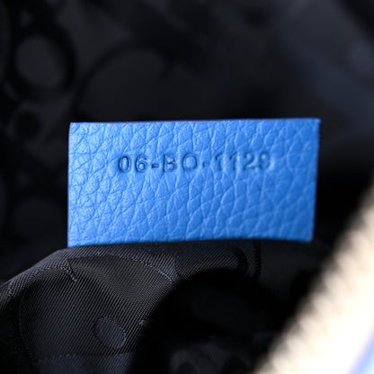 Christian Dior X DANIEL ARSHAM Grained Calfskin Gradient Saddle Bag Blue 7 of 10