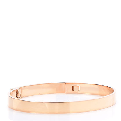 Hermes 18K Rose Gold PM Collier De Chien Bracelet SH 3 of 6