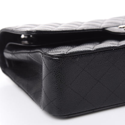 Chanel Caviar Quilted Medium Double Flap Black 11 of 14