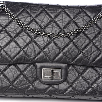 Chanel Aged Calfskin Quilted 2.55 Reissue 227 Flap Black 9 of 10