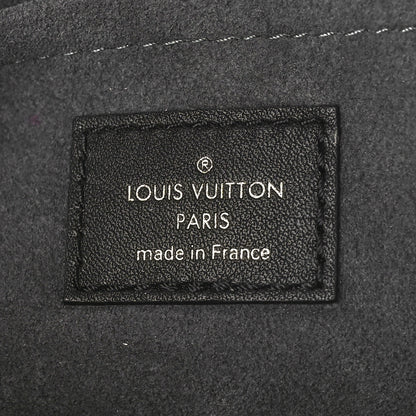 Louis Vuitton Calfskin Nanogram Embossed Speedy 20 Black 6 of 8