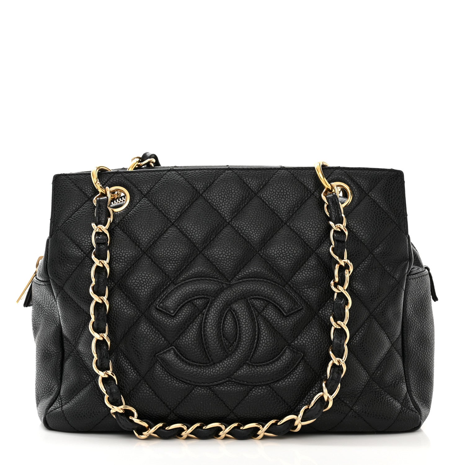 Chanel Caviar Quilted Petit Timeless Tote PTT Black 1 of 12