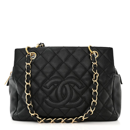 Chanel Caviar Quilted Petit Timeless Tote PTT Black 1 of 12