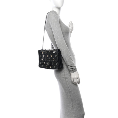 Chanel Lambskin Quilted Star Attitude Jumbo Flap Bag Black 2 of 13