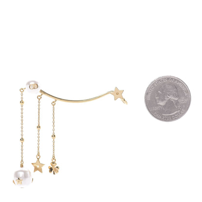 Christian Dior Pearl Shiny-D Earring Gold 2 of 5