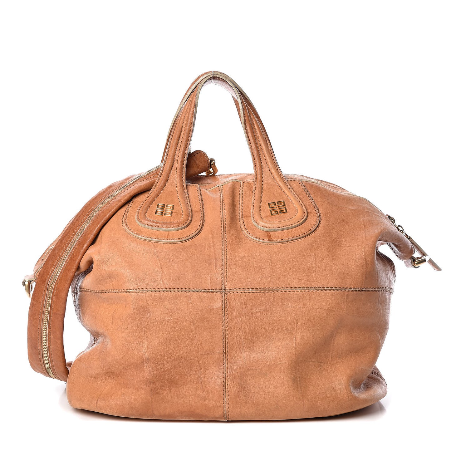 Wrinkled Lambskin Medium Nightingale Tan