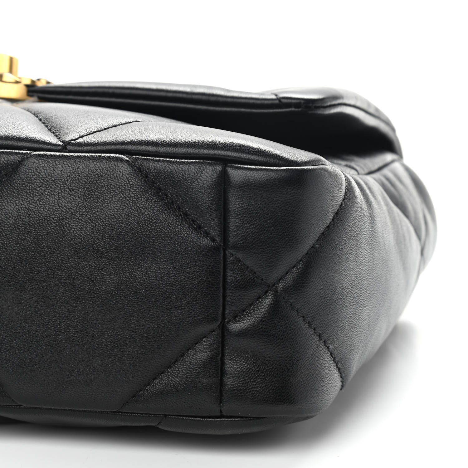 Chanel Lambskin Quilted Medium Chanel 19 Flap Black 9 of 9