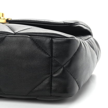 Chanel Lambskin Quilted Medium Chanel 19 Flap Black 9 of 9