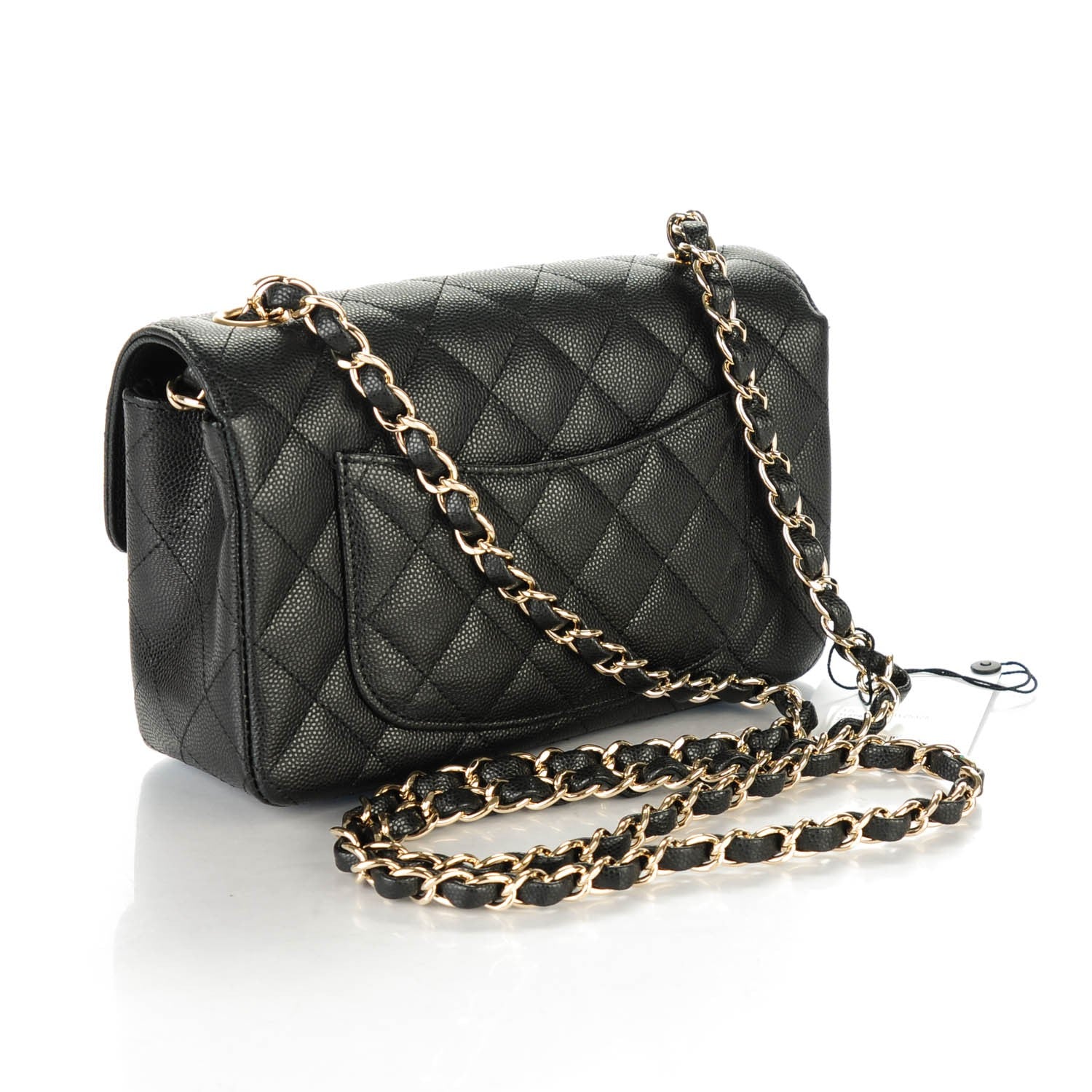 Chanel Caviar Quilted Mini Rectangular Flap Black 3 of 7