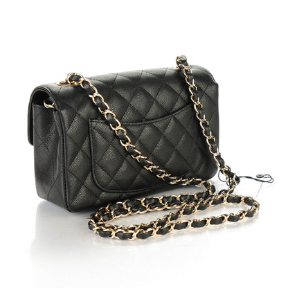 Chanel Caviar Quilted Mini Rectangular Flap Black 3 of 7