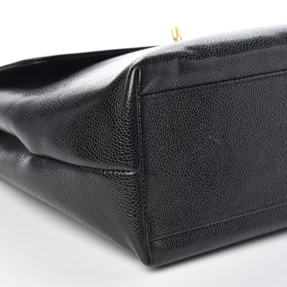 Chanel Caviar Kelly Jumbo Flap Black 8 of 13