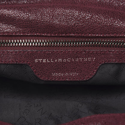 Stella McCartney Eco Python Croc Small Falabella Fold Over Tote Red 6 of 9