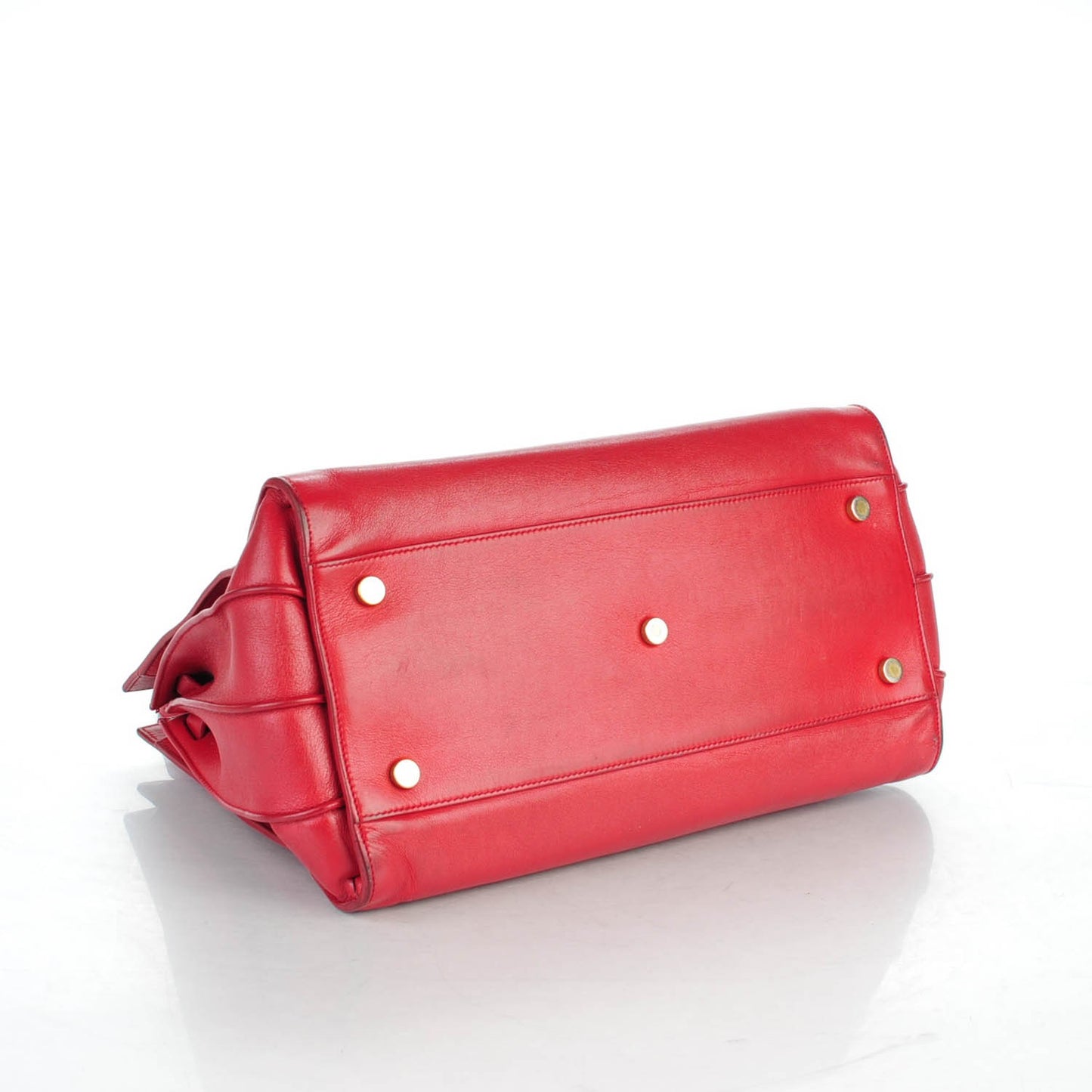 Calfskin Small Sac De Jour Lipstick Red