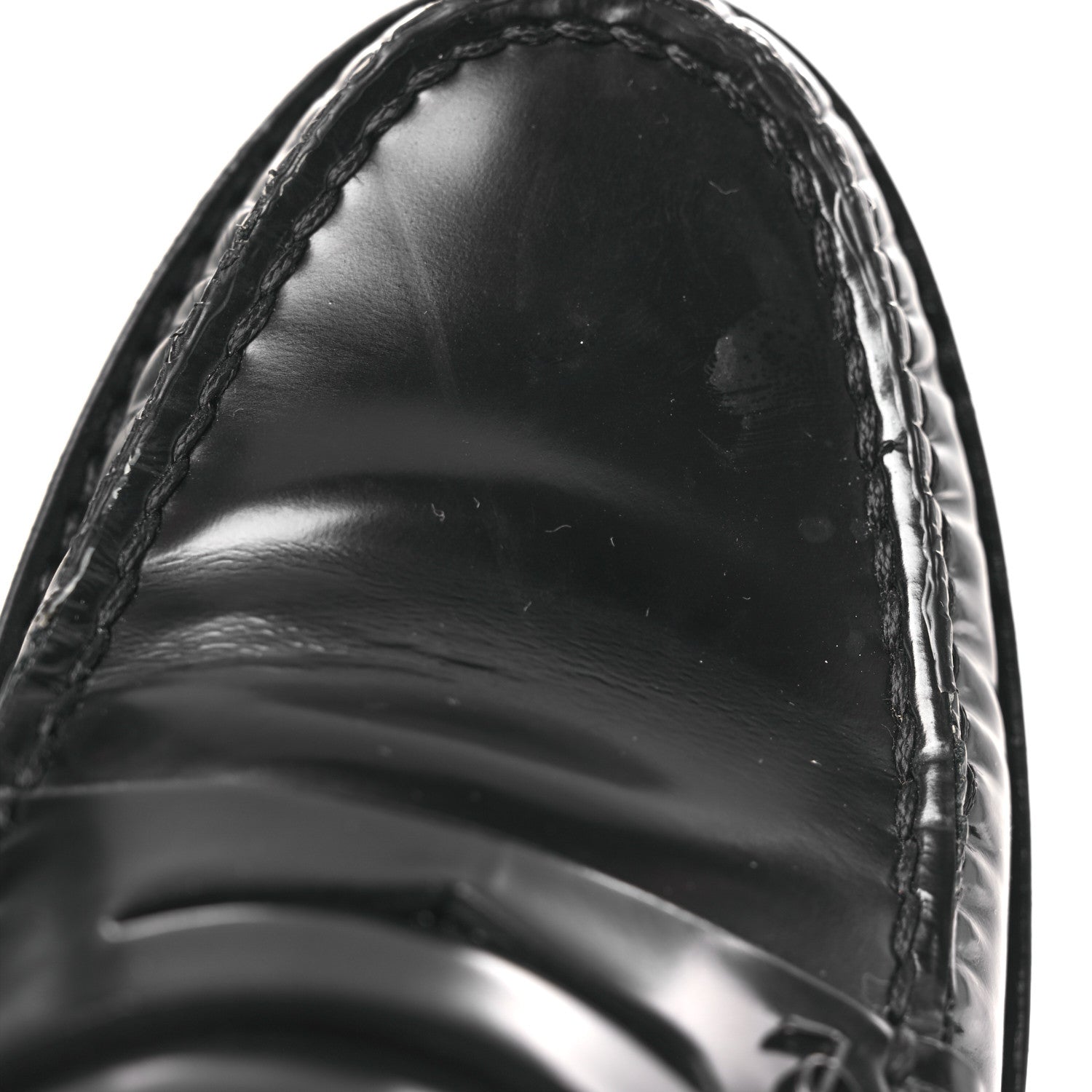 Saint Laurent Patent Tribute 75 Platform Sandals 39 Black 24 of 24