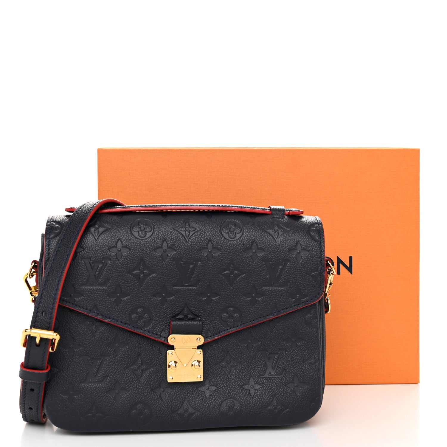 Louis Vuitton Empreinte Pochette Metis Marine Rouge 10 of 10