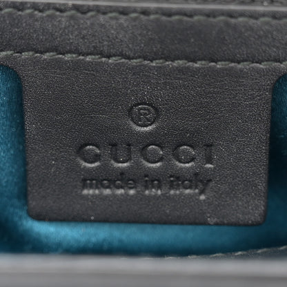 Gucci Suede Patent Web Medium Ophidia Chain Shoulder Bag New Shamarock Black 6 of 14