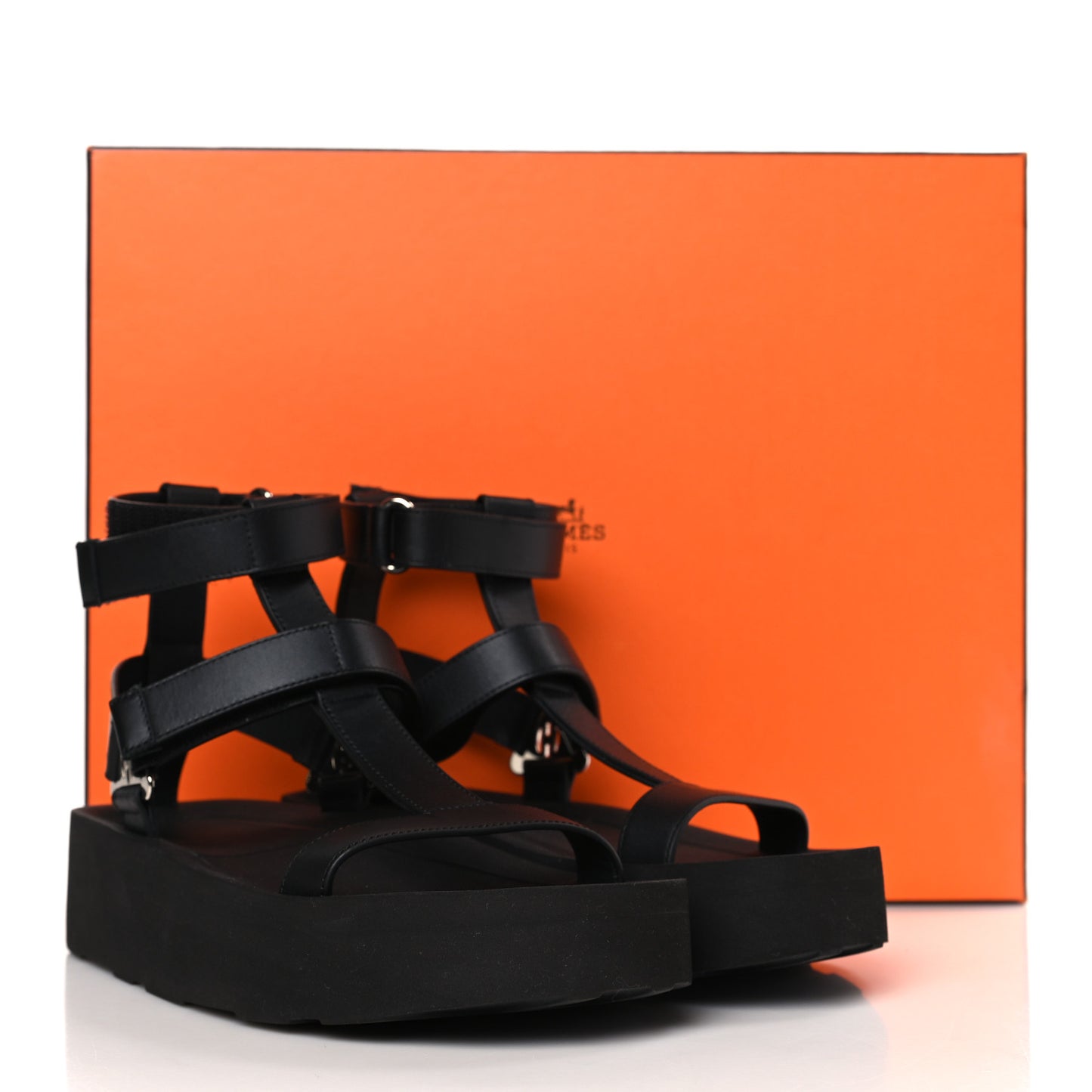 Calfskin Womens Enid Sandals 37 Black