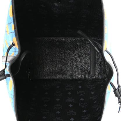 MCM Visetos Medium Project Reversible Shopper Tote Black 8 of 15