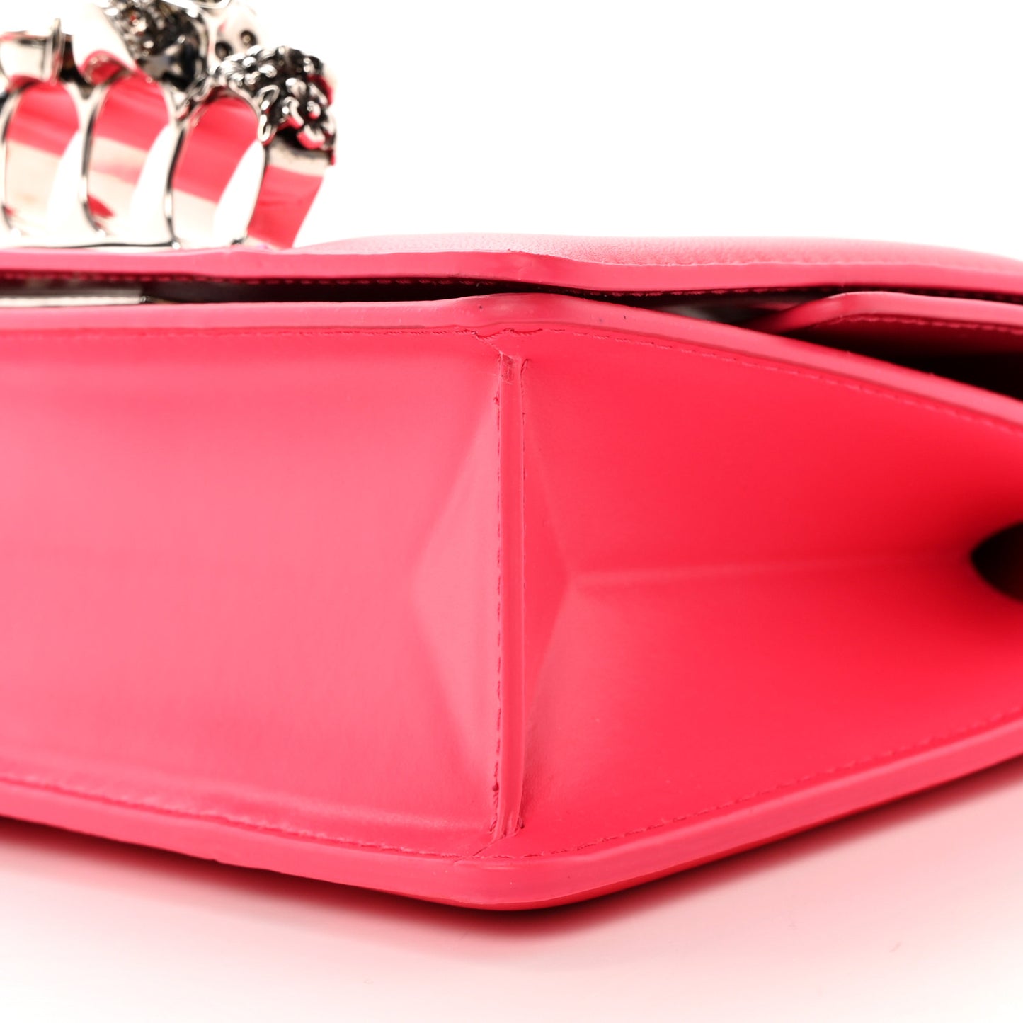 Calfskin Small Slash Bag Fuscia Lipstick
