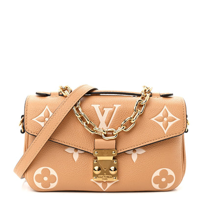 Louis Vuitton Empreinte Monogram Giant Pochette Metis East West Arizona Creme 1 of 11