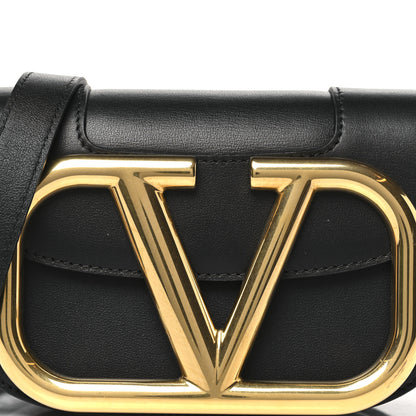Valentino Garavani Calfskin Small Supervee Crossbody Bag Black 7 of 9